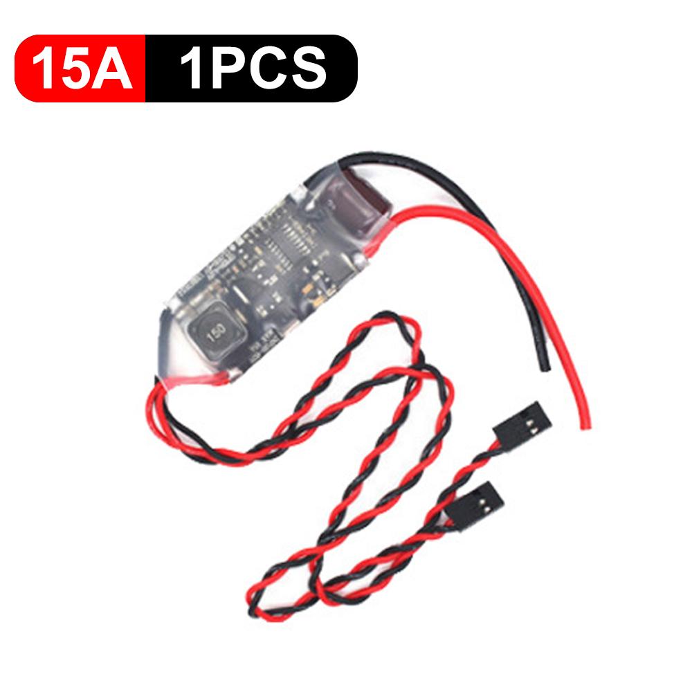 5V 3A 5A 7A 15A External UBEC Voltage Regulator Anti-interference Support 2S-12S Receiver Power Supply for RC Airplane Aircraft