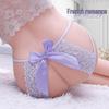 Oran Princess Plus Size Low Waist Lace Thong with Thin Straps & Buttocks Exposure