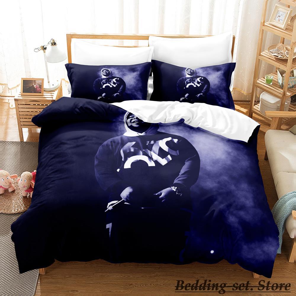New Rod Wave Bedding Set Single Twin Full Queen King Size Bed Set Adult Kid Bedroom Duvetcover Sets Anime Parure De Lit Bed