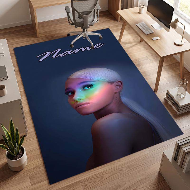 Ariana Grande (1) Personalisierter Name Büro Teppich Stilvolle Dekoration für Wohnzimmer Schlafzimmer Küche