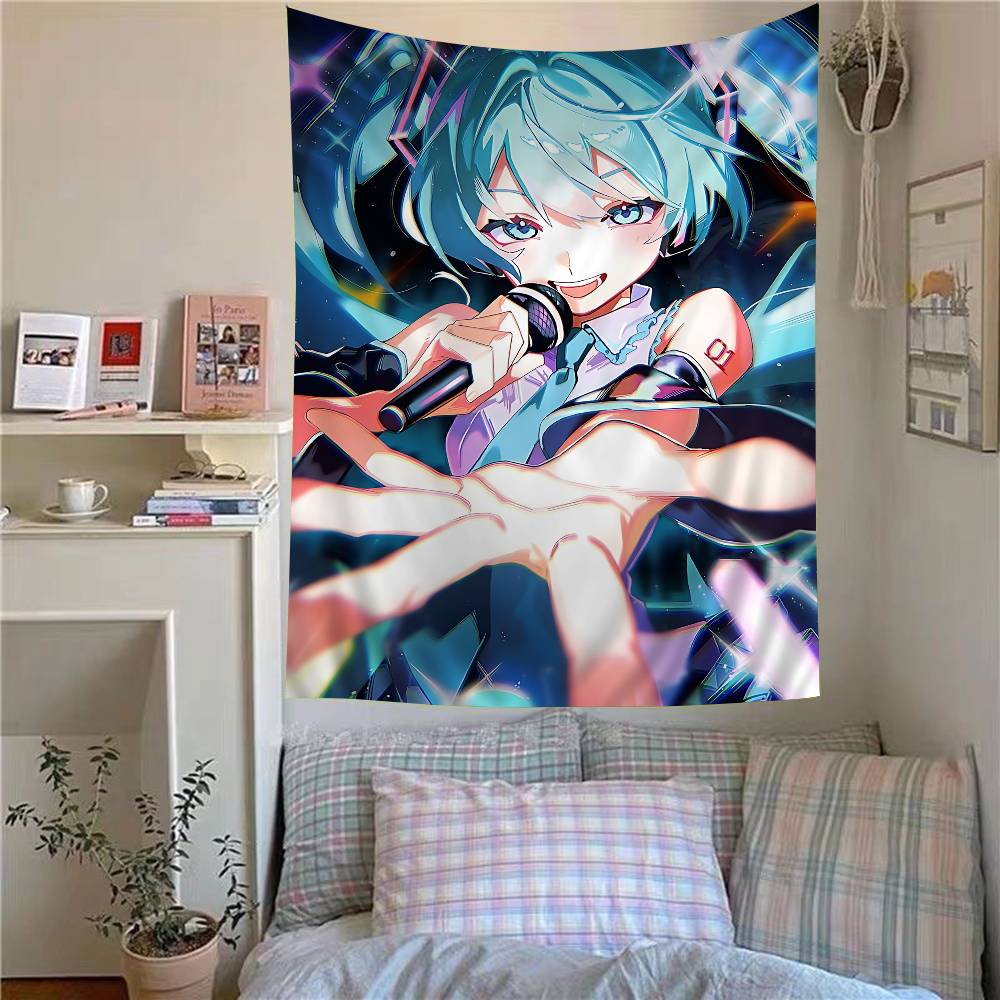 Kawaii Anime Girl Tapestry Chibi Characters Manga Print Wall Hanging Ideal for Bedroom Decor Anime Y2K Aesthetic Fans