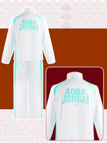 [Formemory] Aoba Johsai High School Volleyball Jersey, Long Sleeve, Sportswear, Featuring Oikawa Toru, Iwaizumi Hajime, Kindaichi Yuutaro, and Kunimi