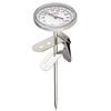HMS FUN COFFEE Coffee Thermometer Drip Steam Drip Pot Milk Pitcher Espresso Milk Frothing Liquid Thermometer 13cm Stainless Steel