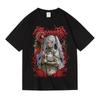 2026 Japanesestyle Anime Ruined Felilin Cartoonthemed Printed Shortsleeved Pure Cotton Tshirt for Both Men and Women