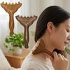 Sandalwood Manual Facial Gua Sha Tool Trigger Point Massage Roller Scalp Massage