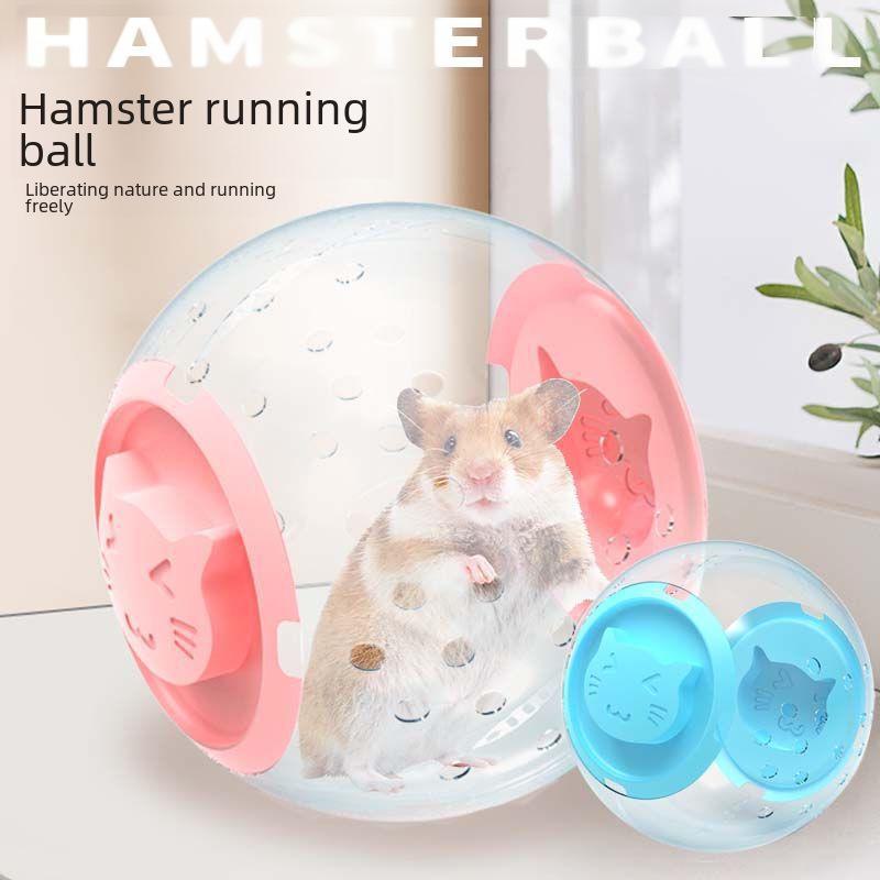 Golden Bear Hamster Running Ball and Wheel Set - Komplett samling av treningsleker og utstyr til hamsterbur
