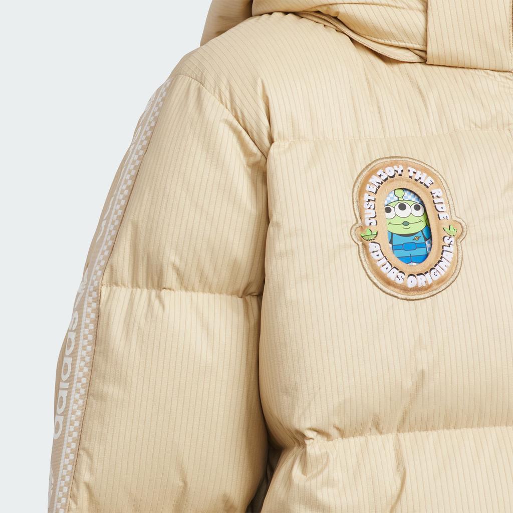Adidas X Toy Story Collaboration Down Jacket Solid Color Zipper Hooded Warm Duck Down Kids outerwear KB5143