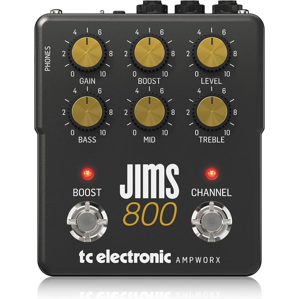 TC Electronic Guitar Preamp with TC Ampworx Technology, 2-Channel Design, Independent Boost, Offi...