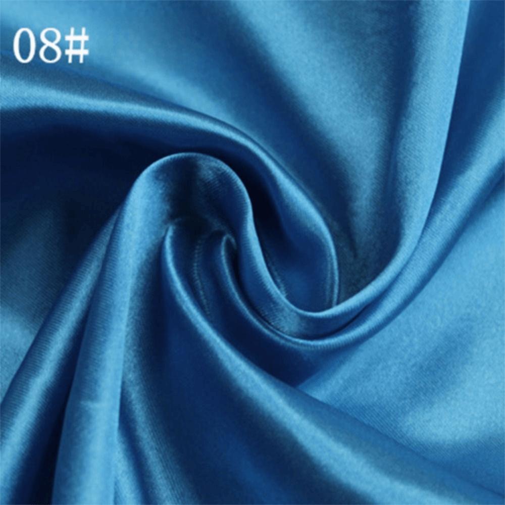 DIY 150*100cm Satin Fabric Handmade Imitation Silk Sewing Material Solid Color Clothing Fabric For Clothing Gift Box