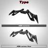 For YAMAHA YZF-R3 YZF-R25 2019-2023 Aerodynamic Motorcycle Front Fairing Winglets Cover Carbon Fiber Protection Guards 2020 2022