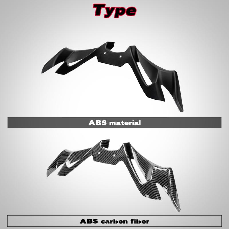 For YAMAHA YZF-R3 YZF-R25 2019-2023 Aerodynamic Motorcycle Front Fairing Winglets Cover Carbon Fiber Protection Guards 2020 2022