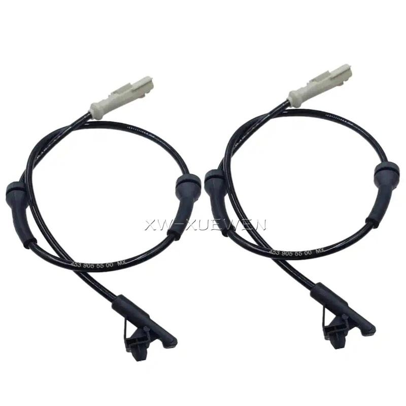 2pcs Left Rear ABS Wheel Speed Sensor A4539055500 4539055500 for Mercedes Benz Smart Fortwo Forfour W453 0.9T 1.0L H4BA409
