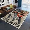 Horror Series Skulls Before Christmas Pattern Area Rug Bedroom Sponge Bedside Mat Entrance Door Carpet Washable