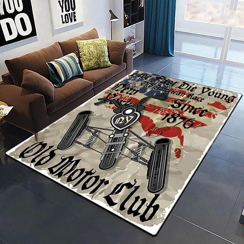 Horror Series Skulls Before Christmas Pattern Area Rug Bedroom Sponge Bedside Mat Entrance Door Carpet Washable