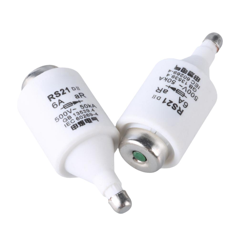 Pack Of 5 Ceramic Spiral Fuses set gG Diazed Fuse Inserts Ceramic Protections 500VAC Multiple Size for Electrical Safety