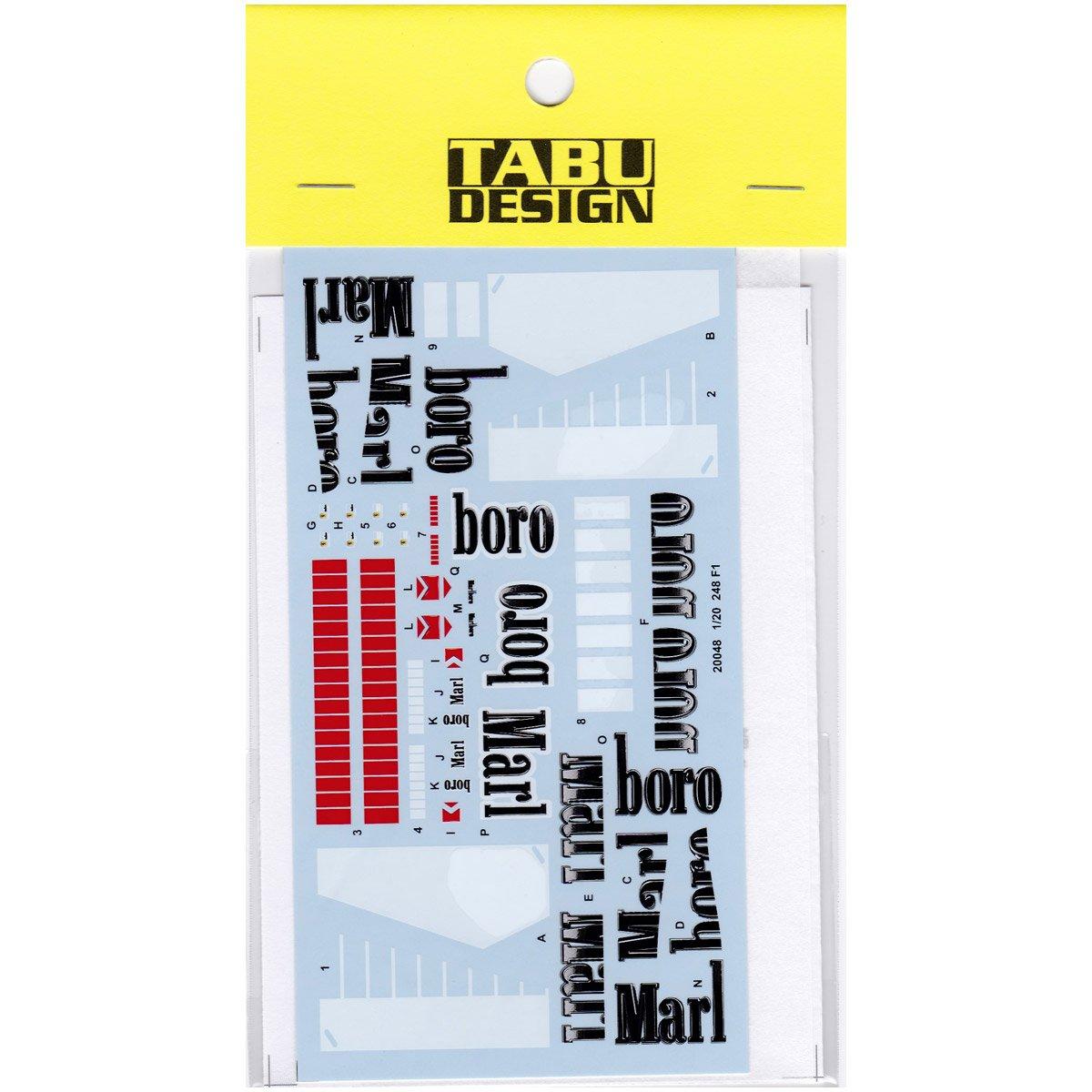 

Ferrari 248 F1 Optional Decal [TABU DESIGN] 1/20