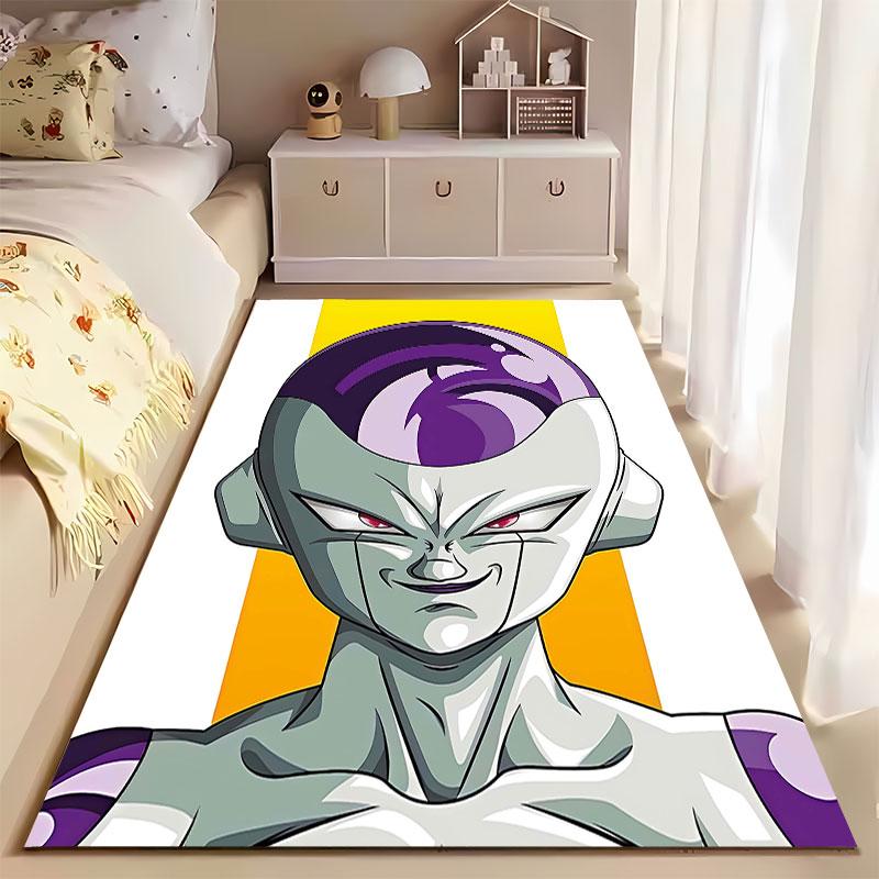 Purple Alien Warrior Portrait suitable as a non-slip mat for the living room or bedroom sofa