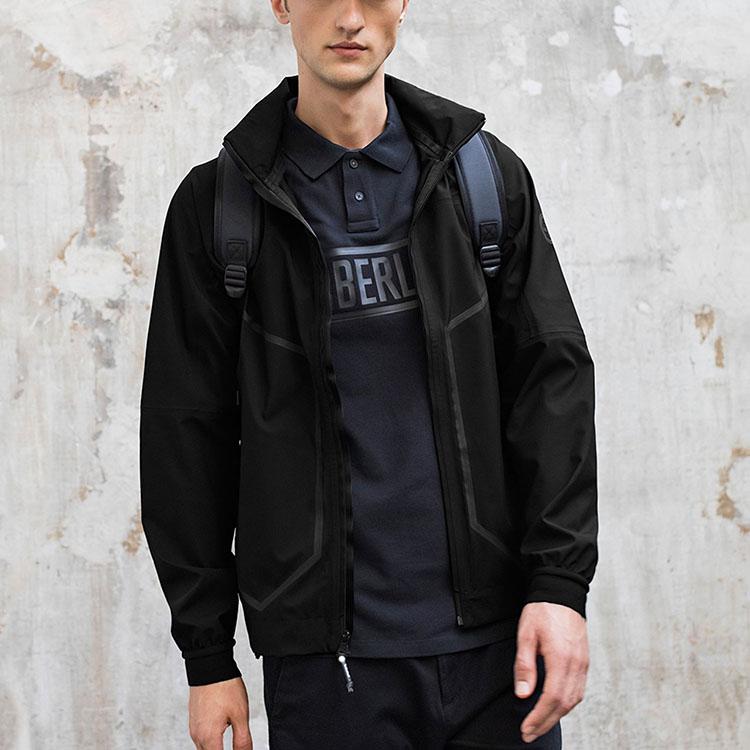 Timberland Breathable Packable Hooded Jacket Men Jackets Black A24M3-001