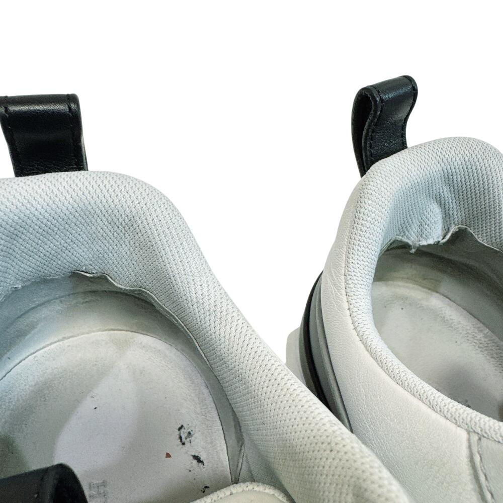 HERMES leather Hugo sneakers white leather Used
