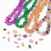 200Pcs Irregular Crushed Glass Beads, Transparent Colored Spacer Beads for DIY Jewelry