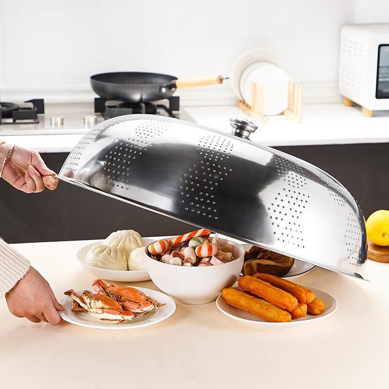 Thickened Stainless Steel Food Cover
