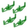 20PCS Adjustable Plant Clips 360 Degree Plastic Plant Branch Stem Bender Training Clips Green