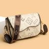 Vintage bedruckter Brief vielseitige kleine quadratische Tasche