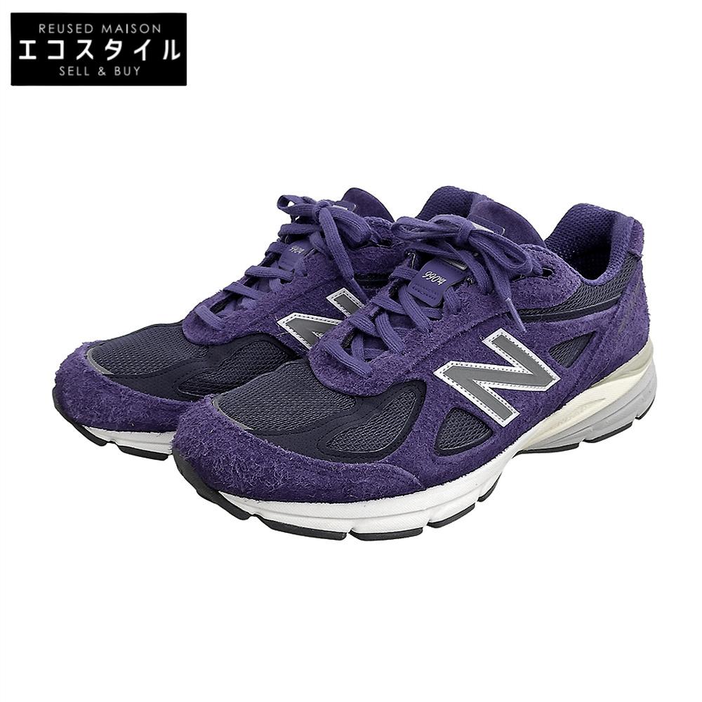 New Balance Excellent Condition Suede Sneakers for Men, Purple, 10.8 Inches, U990TB4 Shoes 9 1/2(US) purpleUsed