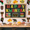 36 PSC Kwanzaa Bulletin Board Decorations Set - Kwanzaa Decorations Happy Kwanzaa's Wall Decoration Kwanzaa's Classroom Decor for Happy Kwanzaa n n