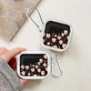 Clear Earphone Cases Cover With Hook Case For Samsung Galaxy Buds 2 3 FE 4Pro 2Pro Live 3Pro 4 Pro Cartoon Tulip