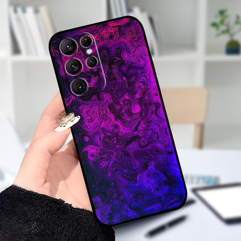 For Samsung S25 S22 Ultra 5G Case S25 Edge Lovely Flower Printed Cover Phone Cases For Galaxy S23 S24 FE Silicon Soft TPU Shells