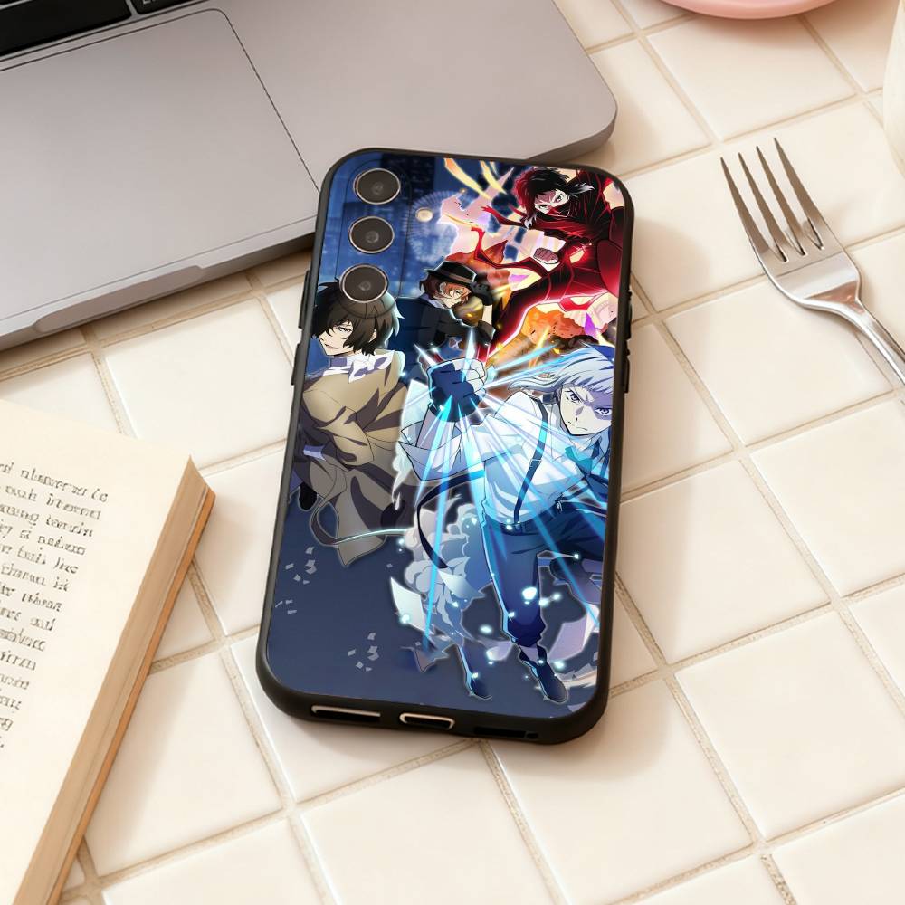 HOT Custodia per Telefono Animer B-Bungou Stray Dogs Per Samsung Galaxy A73,A72,A71,A70,A53,A52,A51,Altro Guscio Morbido Nero