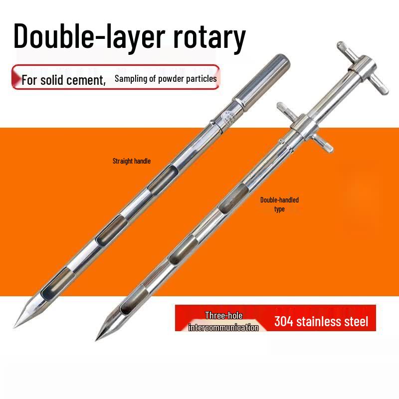 Yijiekai Stainless Steel Double-Layer Powder Sampler