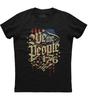 Herren We The People 1776 Used Amerikanische Flagge Patriotisches T-Shirt Verfassung