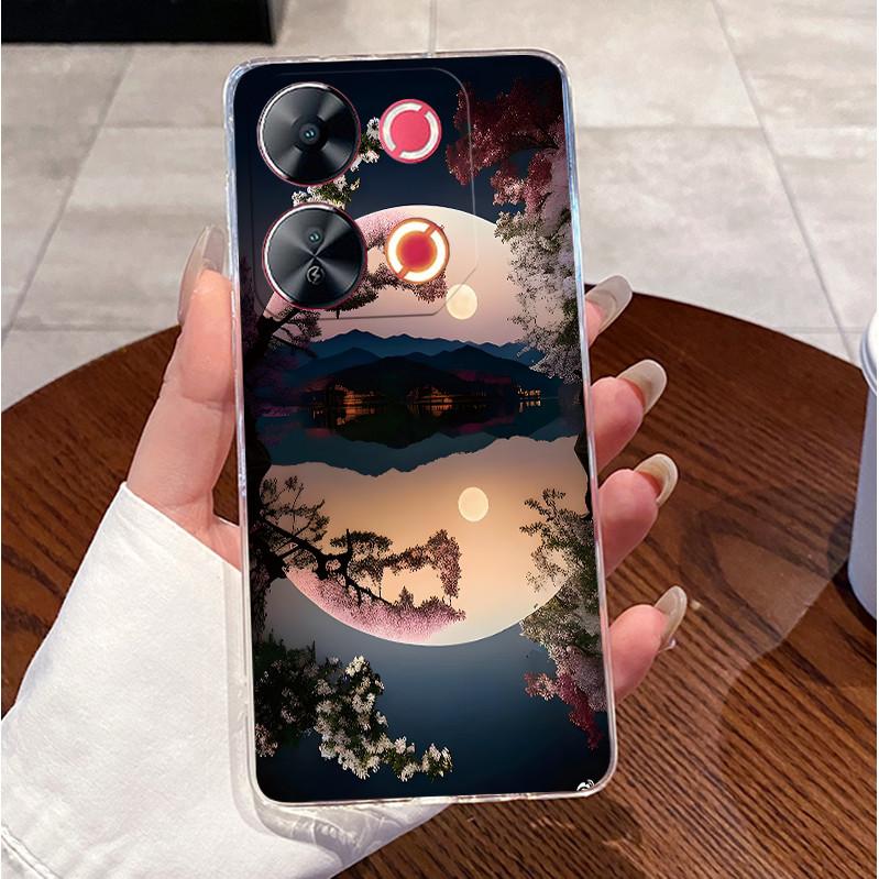 Case For Itel P65 P671L P 65 Casing Luxury Cute Love Heart Rabbit Funny Pattern Cover Clear TPU Silicone Soft Shell Phone Case