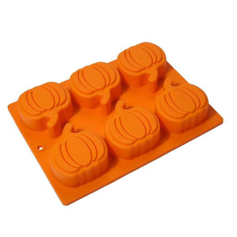 Halloween Moulds Pumpkin Shape Silicone Cake Mold DIY Halloween Skull Pumpkin Chocolate Cookie Baking Cake Pudding Fondant tools
