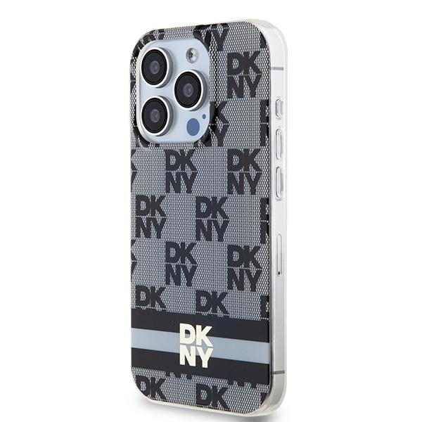 Dkny Dkhmp14Lhcptsk Iphone 14 Pro6.1 Czarny/Black Hardcase Iml Wzór Szachownicy Mono & Drukowane Paski Magsafe