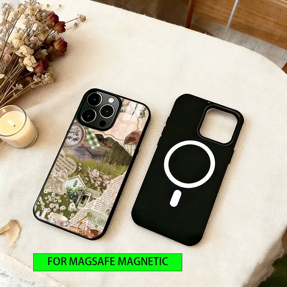 Forest Collage  Phone Case For iPhone17,16,15,14,13,12,11 Plus,Pro Magnetic For Magsafe Wireless Charging