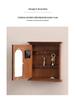Creative Entrance Wall Hooks: No-Punch Key Holder & Wooden Shelf Combo