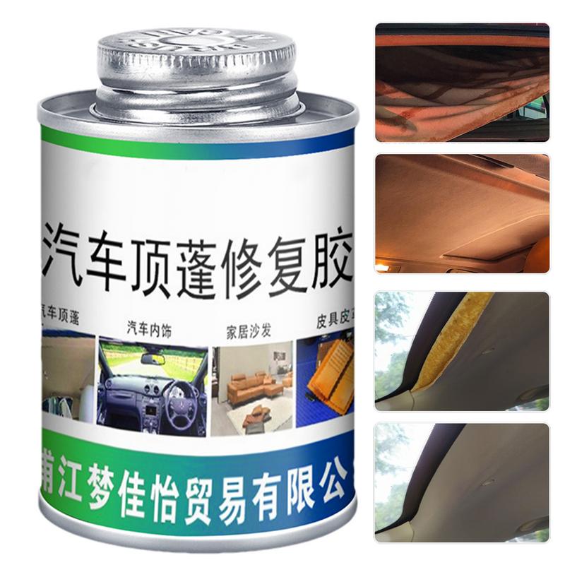 100ml Autodach Himmel Reparaturkleber mit Pinsel spezieller selbstsprühender Kleber Automobil Innenraum Reparaturkleber für Sofa PU