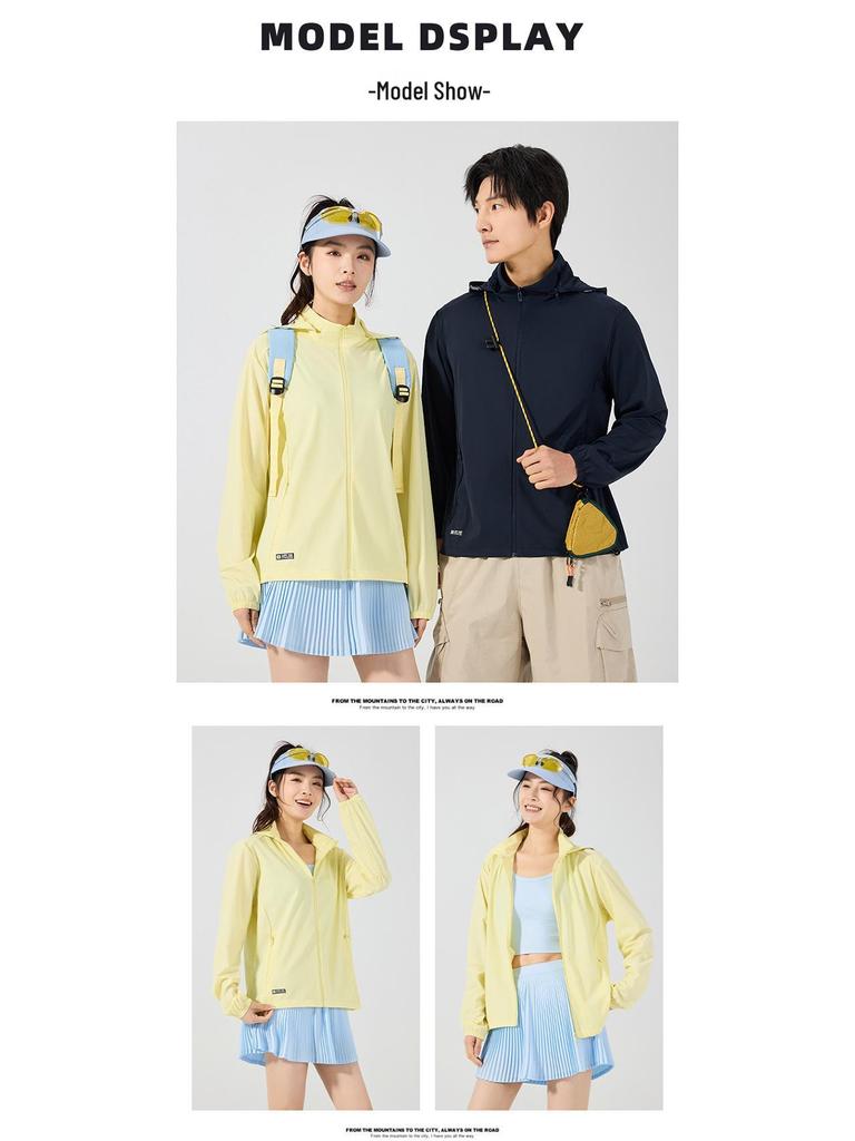 UPF50+ Sun Protection Jackets with Custom Logo - Anti-UV Sportswear for Men and Women