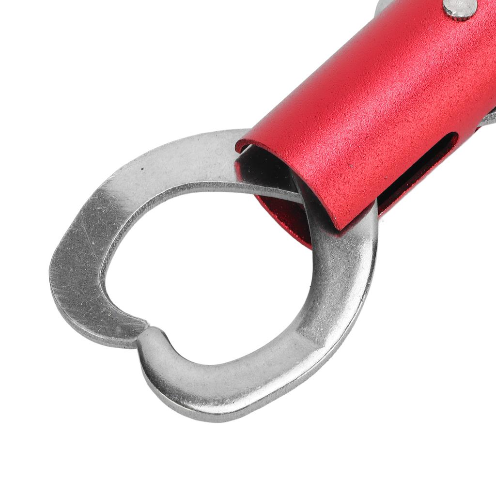Fish Lip   Stainless Steel Fish Grip Holder Fishing Tool with Wrist Strap Fishing Gear Accessories