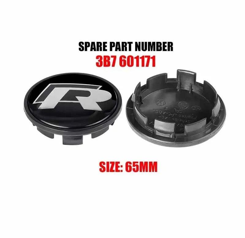 2025 Hot For Volkswagen VW R/GTI Wheel Cap Golf 4/Polo/Beetle Modified Wheel Cap with Badge Fashion Wheel Cap Advanced Automotiv