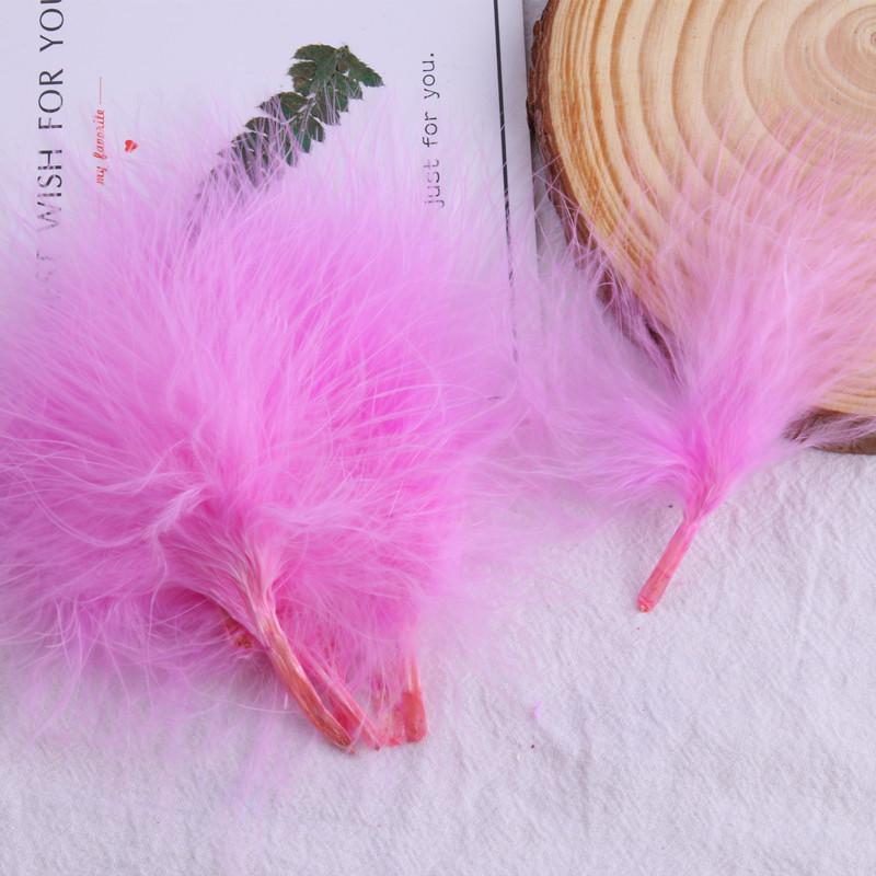 Blood vessel velvet feather turkey feather jewelry cat toy cat stick handicraft dream catcher decorative material