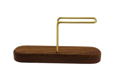 Speed mao Holz-Kaffeefilterhalter mit hellbrauner Aufbewahrung,