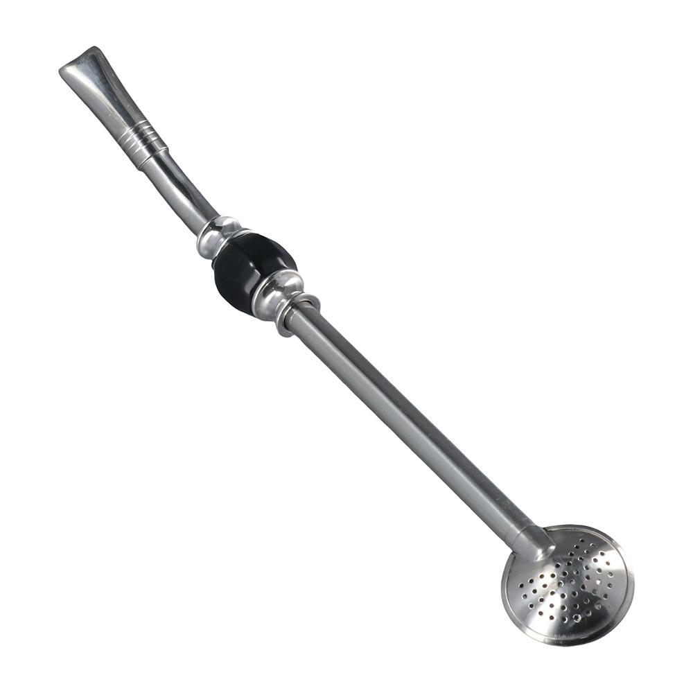 With Cleaning Brush Stirring Fliter Straw Loose Leaf Yerba Mate Stirring Straw  Office