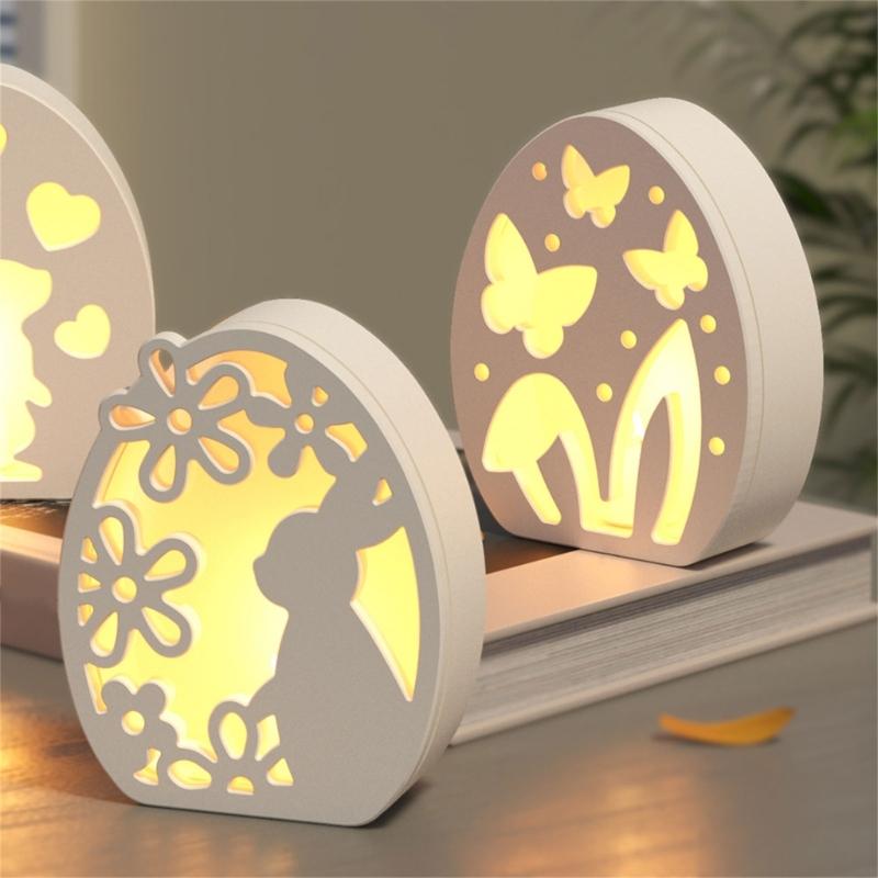 Hollowed Bunnies Silicone Candle Holder Molds for Making Tealight Holder Candle Stand Home Decoration Epoxy Resin Molds