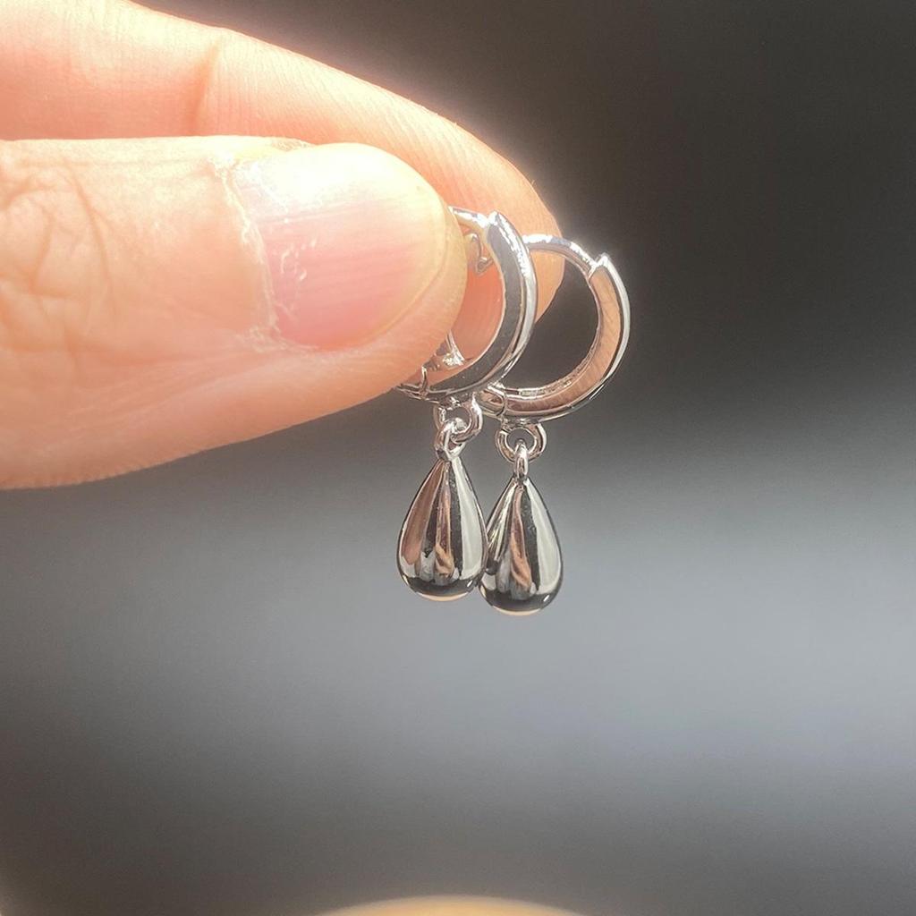 Cercei cu pandantiv retro european și american în formă de picătură de apă - Cercei simpli, la modă pentru doamne