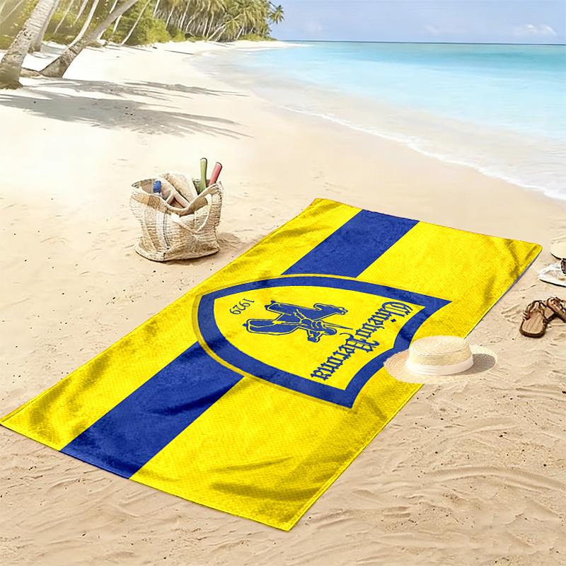 Hellas Verona FC Print Strandtuch, Großes Weiches Schnelltrocknendes Handtuch für Strand Camping Schwimmen