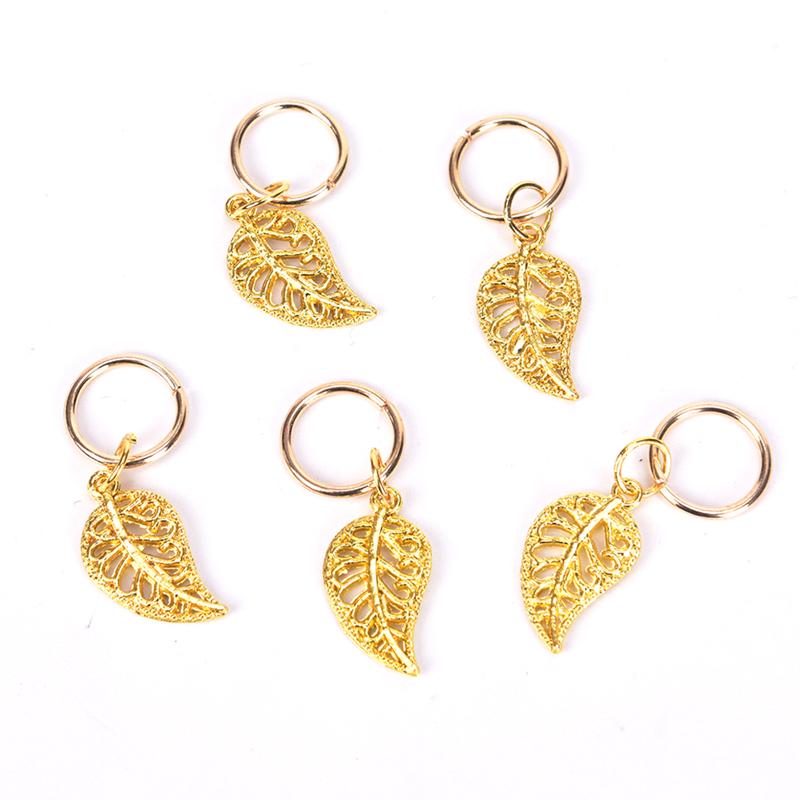 80Pcs Decorations Pendants Dreadlocks Beads Metal Cuffs Hair Rings Clips